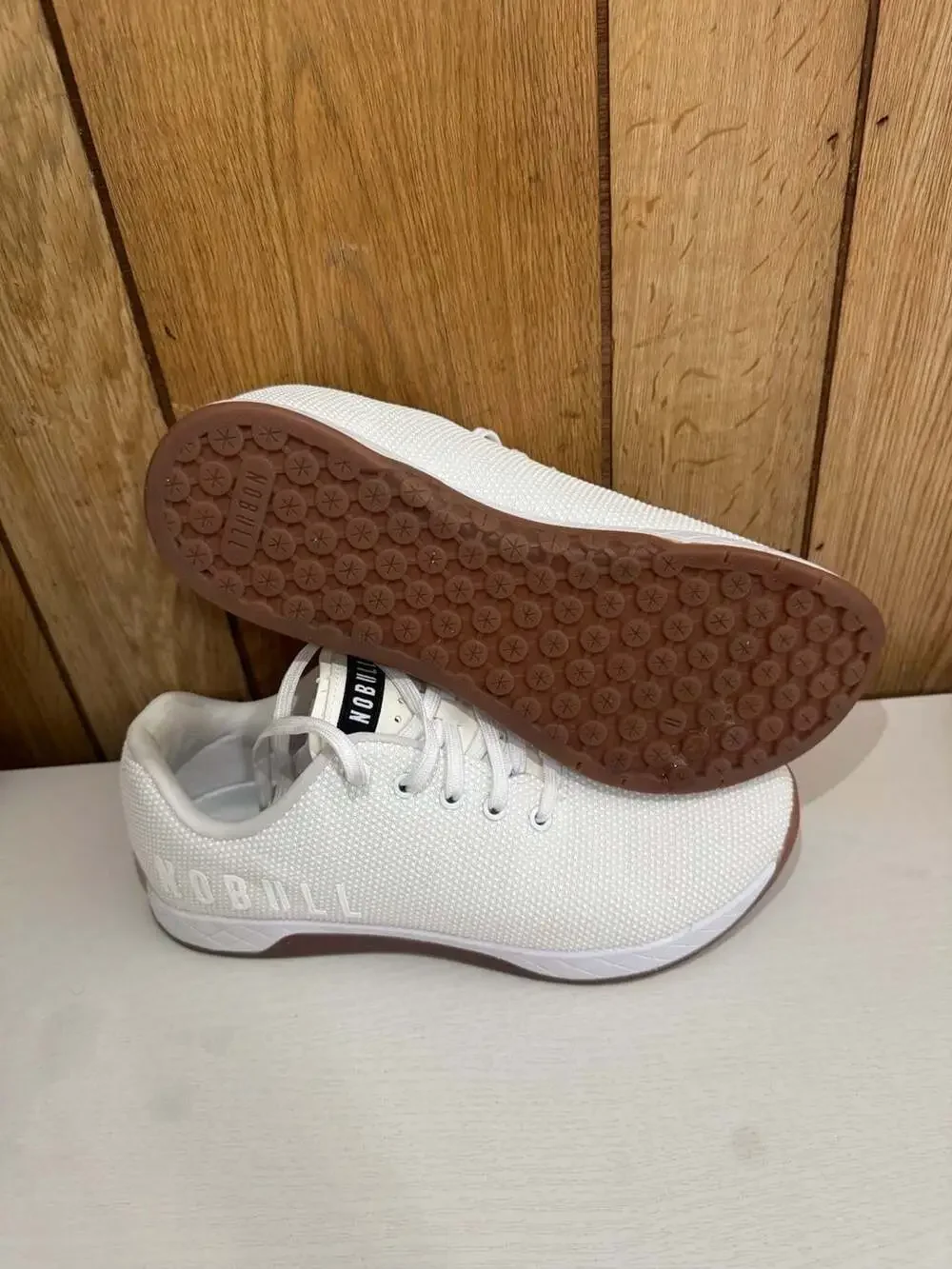 NOBULL Men's White Gum Outwork Training Shoes